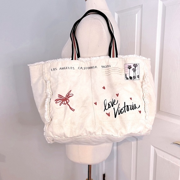 Victoria’s Secret Canvas Tote Bag - Picture 2 of 8